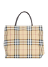 Vintage Check Medium Tote, back view